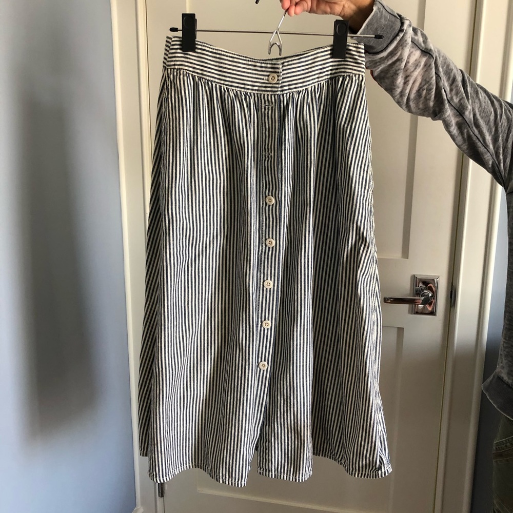 Madewell midi skirt